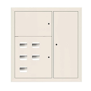 Щит этажный 5 кв. RAL9001 (1000x950x150) EKF Basic