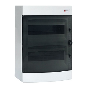 Щит распределительный навесной "Unix" прозрачная дверь 2x12 модулей IP41 EKF PROxima