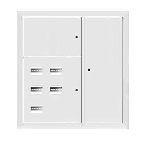 Щит этажный 5 кв. RAL9003 (1000x950x150) EKF PROxima