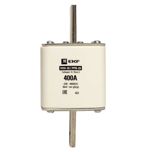 Плавкая вставка ППН-39 630/400А габарит 3 EKF 