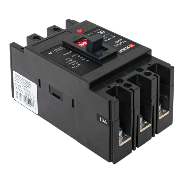 Выключатель автоматический в литом корпусе ProPact LS63 10А 3P 15кА EKF