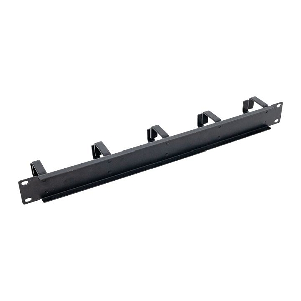 Кабельный органайзер TERACOM PRO 1U 5 колец чёрный