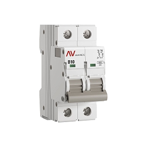 Выключатель автоматический AV-6 2P 10A (B) 6kA EKF AVERES