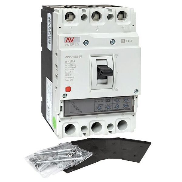 Выключатель автоматический в литом корпусе AV-POWER-2/3 250А 100кА ETU2.0 EKF