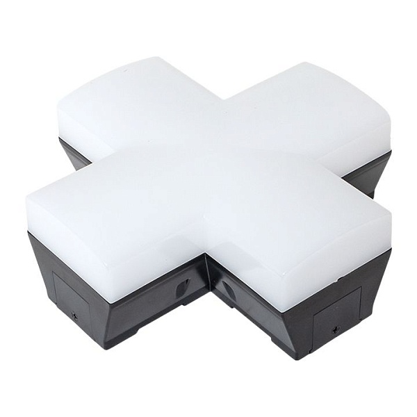 Фигурный коннектор для светодиодных линейных светильников ДБО-X черный 12Вт 4000К IP20 LUMA EKF