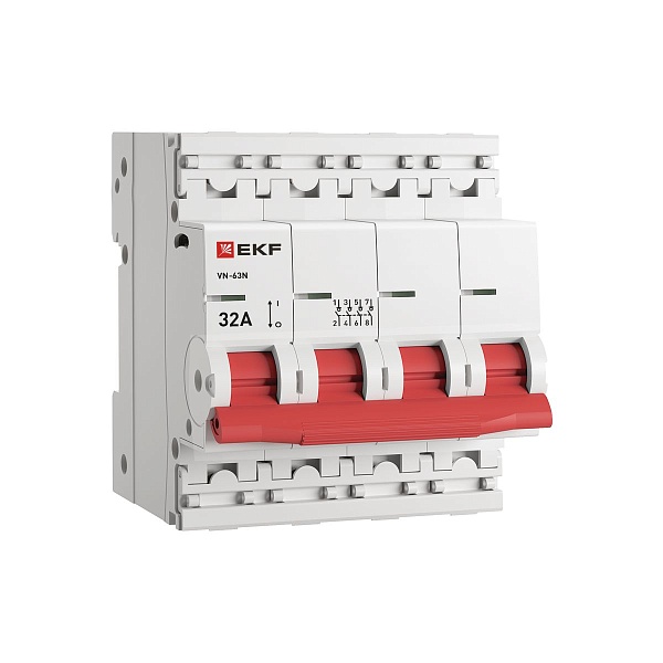 Выключатель нагрузки ВН-63N 4P 32А PROXIMA EKF 