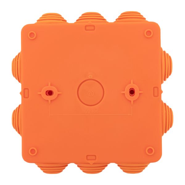 Коробка огнестойкая E45 100x100x50мм с клеммниками 6 полюсов 0,5-6мм2 IP55 HF EKF