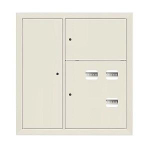 Щит этажный 3 кв. слаботочка слева RAL9002 (1000x950x150) EKF PROxima