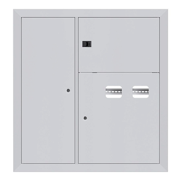 Щит этажный 2 кв. со слаботочным отсеком слева (1000x950x150) PROXIMA EKF