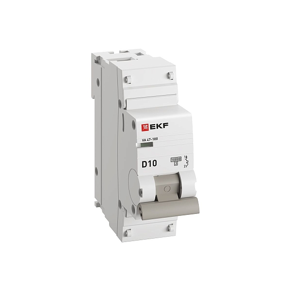 Автоматический выключатель ВА 47-100 1P 10А (D) 10kA PROXIMA EKF