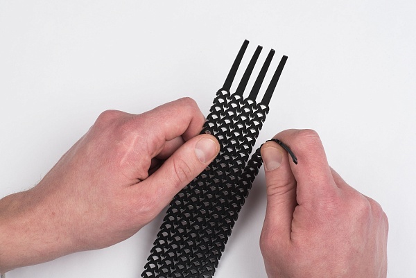 Хомут гибкий (20 шт.) черный FlexSTRAP EKF