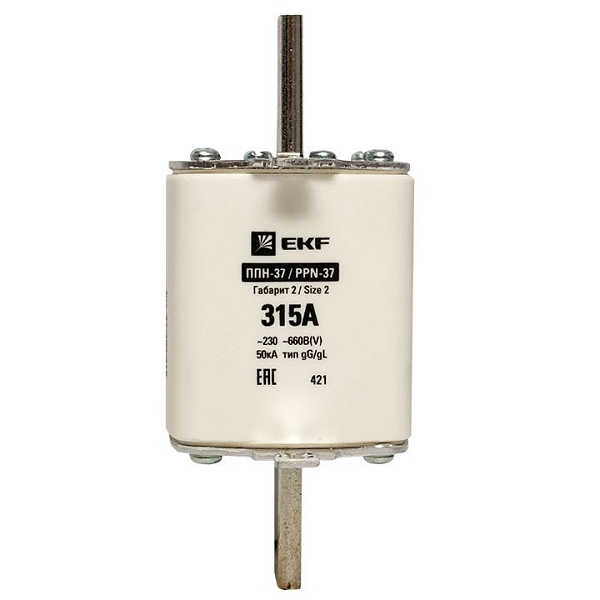 Плавкая вставка ППН-37 400/315А габарит 2 EKF 