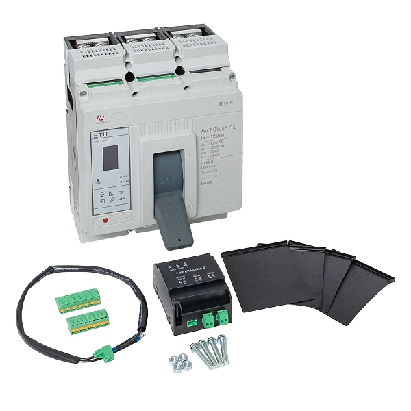 Выключатель автоматический в литом корпусе AV-POWER-5/3 1250А 70кА ETU6.0 EKF