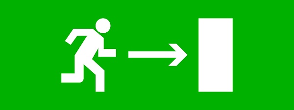 Пиктограмма "Направление направо" 320x120мм (для EXIT, SAFEWAY-40) EKF