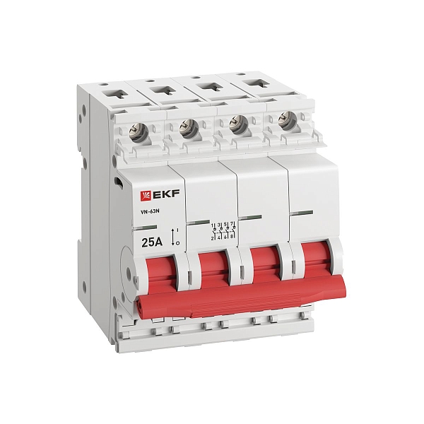 Выключатель нагрузки ВН-63N 4P 25А PROXIMA EKF 