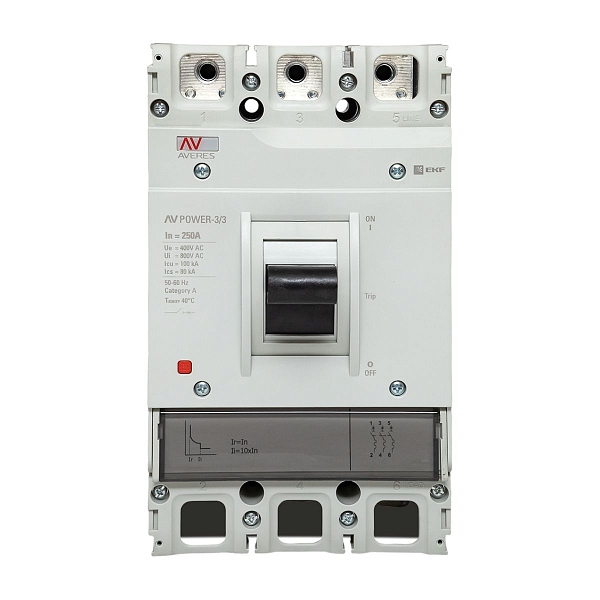 Выключатель автоматический в литом корпусе AV-POWER-3/3 250А 100кА TR EKF
