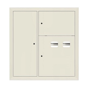 Щит этажный 2 кв. слаботочка слева RAL9002 (1000x950x150) EKF PROxima