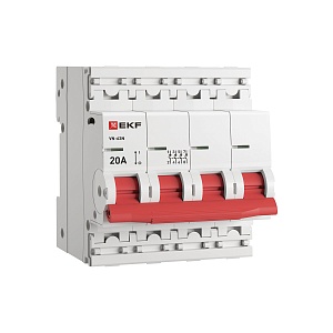 Выключатель нагрузки ВН-63N 4P 20А PROXIMA EKF 