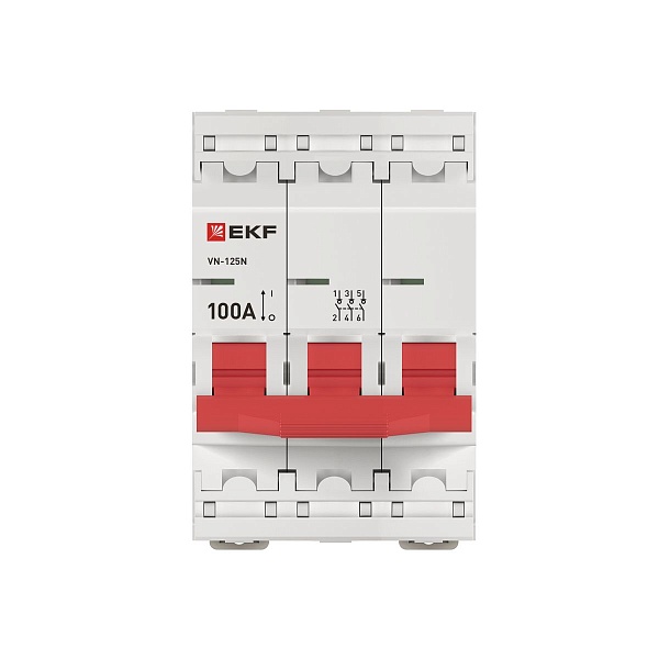 Выключатель нагрузки ВН-125N 3Р 100А PROXIMA EKF