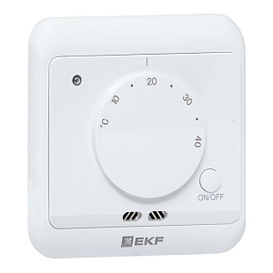 Термостат для теплых полов механический mtt-3 белый 16 A 230В EKF