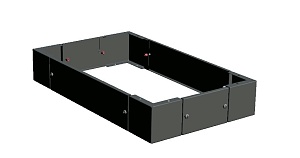 Цоколь 100x800x400мм (ЩРНМ-8L, ЩРНМ-9L) EKF PROxima