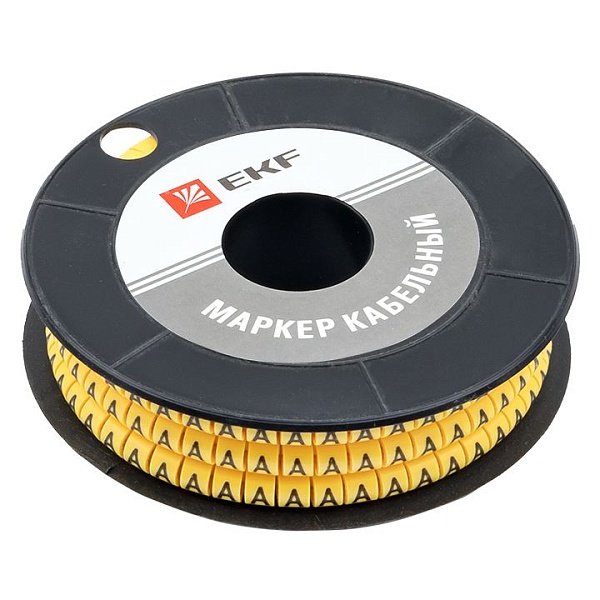 Маркер кабельный 6,0 мм2 "A" (350 шт.) (ЕС-3) EKF PROxima