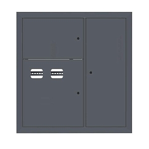 Щит этажный 2 кв. RAL7016 (1000x950x150) EKF PROxima