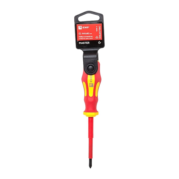 Отвертка Master PH1x80 мм 1000В EKF