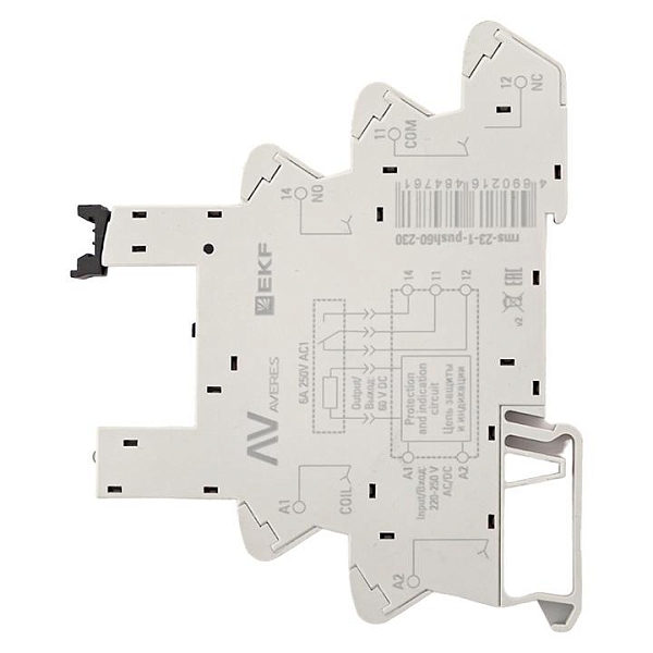 Разъем для реле РM slim 23/1 Push-in 230VАС/60VDC EKF AVERES