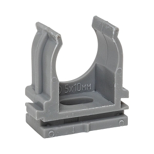 Крепеж-клипса для ручного монтажа d20 мм (10 шт) серая EKF-Plast