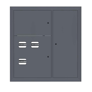 Щит этажный 3 кв. RAL7024 (1000x950x150) EKF PROxima