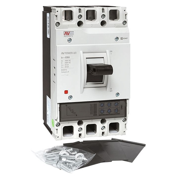 Выключатель автоматический в литом корпусе AV-POWER-3/3 630А 50кА ETU2.0 EKF