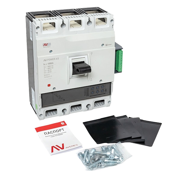 Выключатель автоматический в литом корпусе AV-POWER-4/3 1000А 50кА ETU2.2 EKF