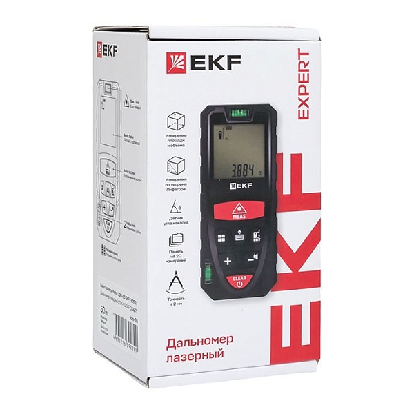 Дальномер лазерный LDM-50 (50 м) EKF Expert