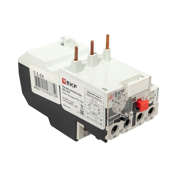 Реле тепловое РТЭ-1312 5,5-8А EKF PROxima
