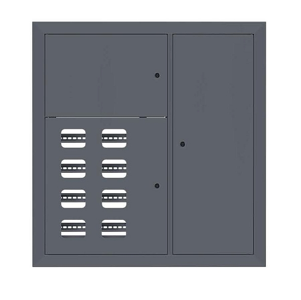 Щит этажный 8 кв. RAL7024 (1000x950x150) EKF PROxima