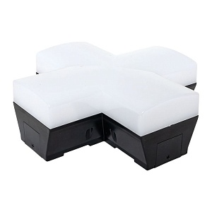 Фигурный коннектор для светодиодных линейных светильников ДБО-X черный 12Вт 4000К IP20 LUMA EKF