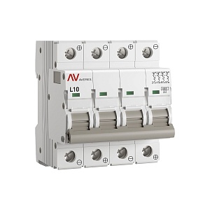 Выключатель автоматический AV-6 DC 4P 10A (L) 6kA EKF AVERES