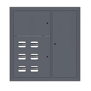 Щит этажный 6 кв. RAL7024 (1000x950x150) EKF PROxima
