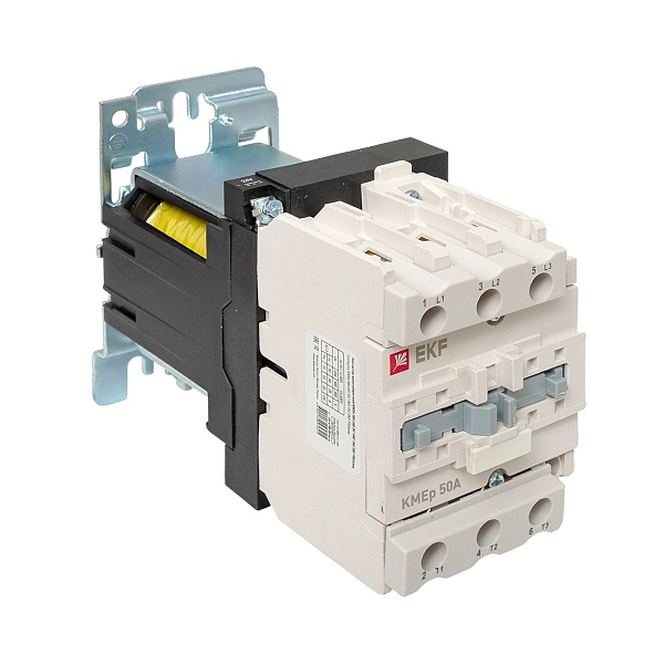 Контактор КМЭп малогабаритный 50А 24В DC 1NO 1NC EKF PROxima