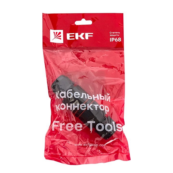 Кабельный коннектор I-образный (СМК 5PIN) IP68 FreeTools EKF PROxima