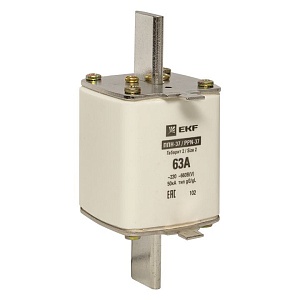 Плавкая вставка ППН-37 400/63А габарит 2 EKF 