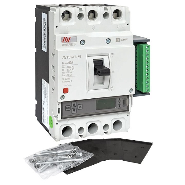 Выключатель автоматический в литом корпусе AV-POWER-2/3 250А 50кА ETU6.2 EKF
