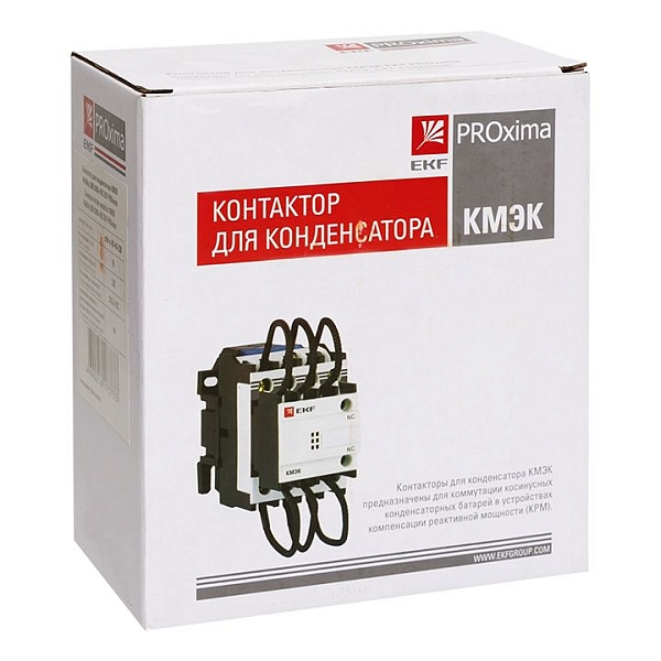 Контактор для конденсатора КМЭК 40квар 230В 2NО+1NC EKF PROxima