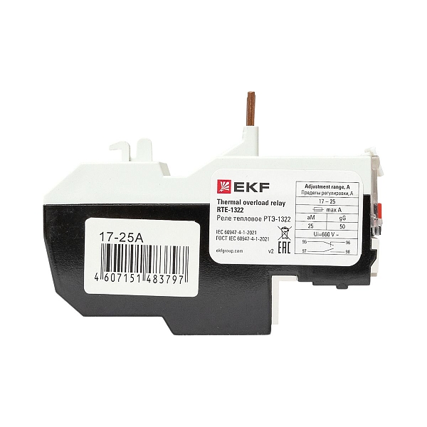 Реле тепловое РТЭ-1322 17-25А EKF PROxima