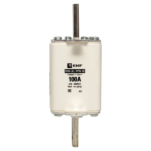 Плавкая вставка ППН-35 250/100А габарит 1 EKF 