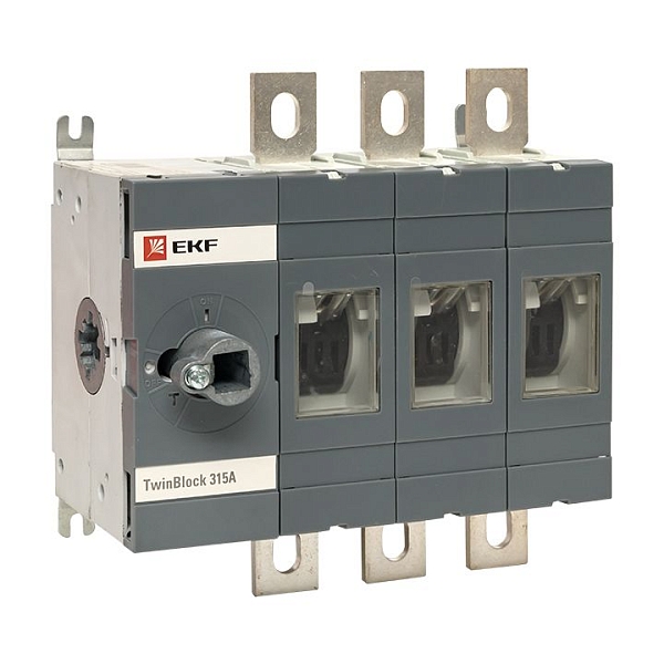 Рубильник 315A 3P без рукоятки управления TwinBlock EKF 