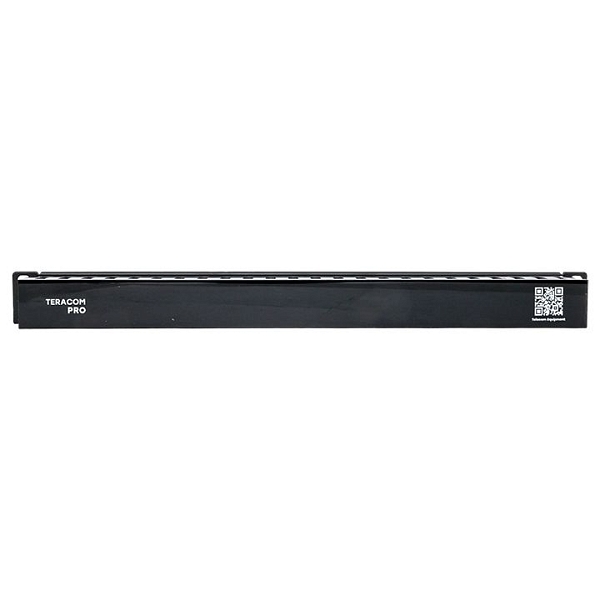 Кабельный органайзер TERACOM PRO с крышкой 19" 1U пластиковый черный