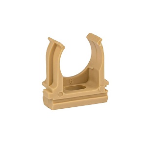 Крепеж-клипса d20 мм (10 шт) светлое дерево EKF-Plast