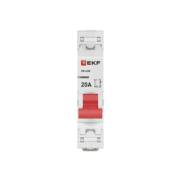 Выключатель нагрузки ВН-63N 1P 20А PROXIMA EKF 